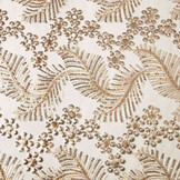 Mesh Embroidered  Sequins Lina Champagne