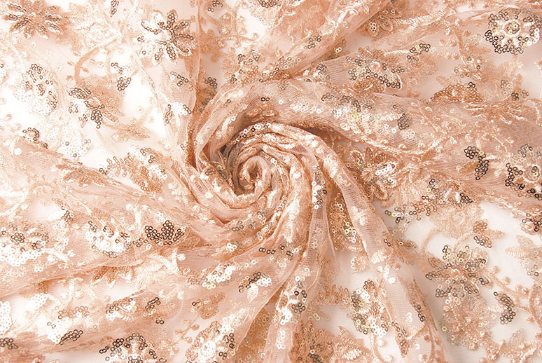 Mesh Embroidered Sequins Liz Salmon