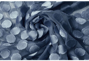 Fijne Tule Dots Jeans Blauw