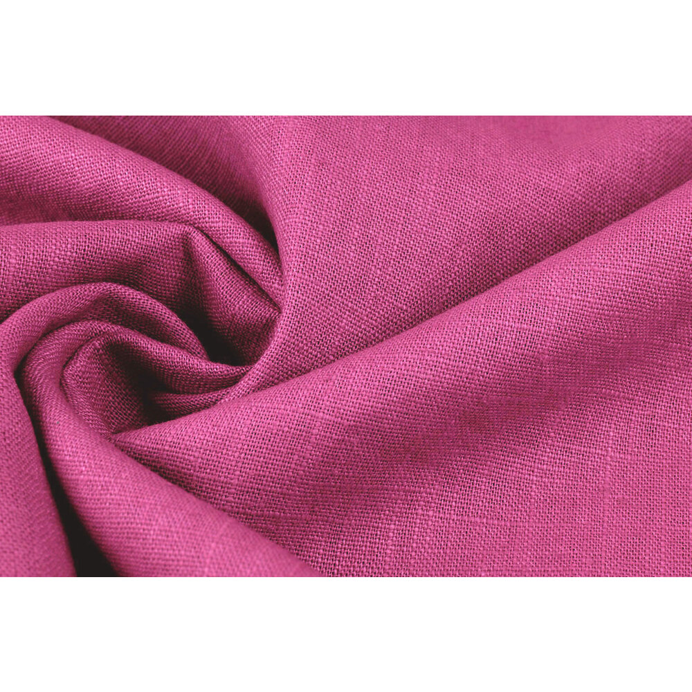 Washed Linen - Oeko-Tex® - Fuchsia Washed Linen - Oeko-Tex® - Fuchsia