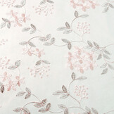 Mesh Geborduurd Evi Roze Zilver