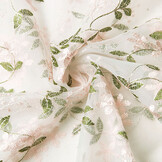 Mesh Geborduurd Evi Roze Groen