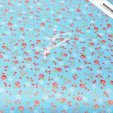 100% Cotton Floral Print Petitro Blue