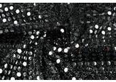 Sequins on Lurex Dark-silver