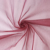 Shiny Tulle Wine Red