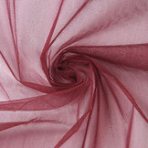 Shiny Tulle Wine Red
