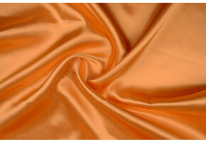 Poly Satin Dunkelorange