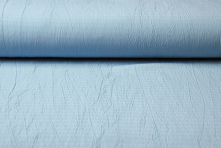 Crinkle Crêpe Baby Blau