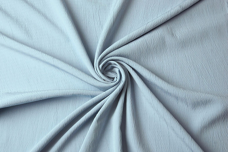 Crinkle Crêpe Baby Blau
