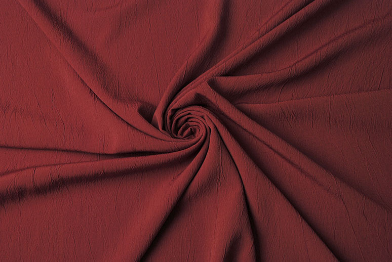 Crinkle Crêpe Rood