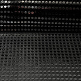 Sequins on Lurex Black Silver
