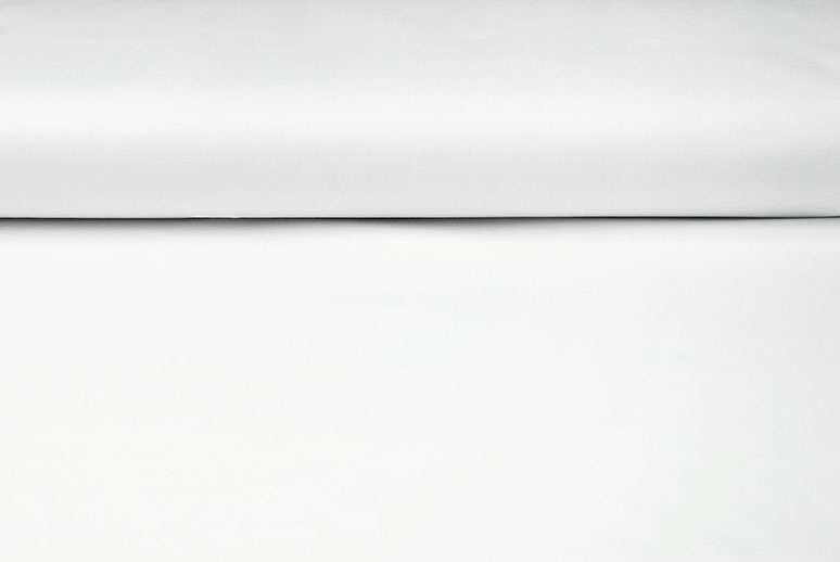 Fine Stretch Cotton Twill White