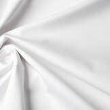 Fine Stretch Cotton Twill White