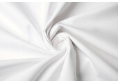 Fine Stretch Cotton Twill White