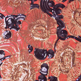 Sequins on Mesh Esmay Coral Aubergine