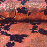 Sequins on Mesh Esmay Coral Aubergine