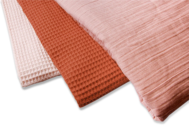 Waffelpiqué Baumwolle -Baumwoll Musselin Paket 8