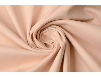 Fijne Stretch Keperkatoen Poeder Roze