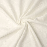 Broderie Katoen Belle Creme