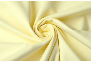 Fijne Stretch  Keperkatoen Pastel Geel