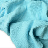 Double Gauze Fabric Light Aqua