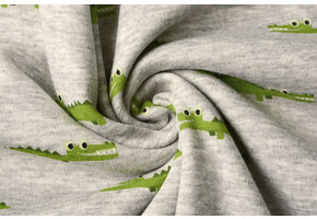 Jogging Alpenfleece Krokodil Grijs Melange