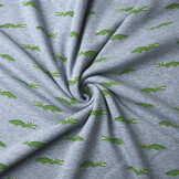 Jogging Alpenfleece Krokodil Jeans Melange