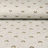 Jogging Alpenfleece Regenboog Grijs Melange