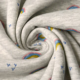 Jogging Alpenfleece Regenboog Grijs Melange