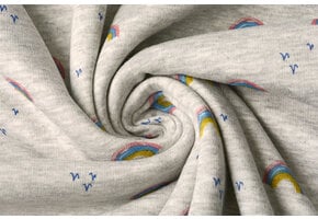 Jogging Alpenfleece Regenboog Grijs Melange