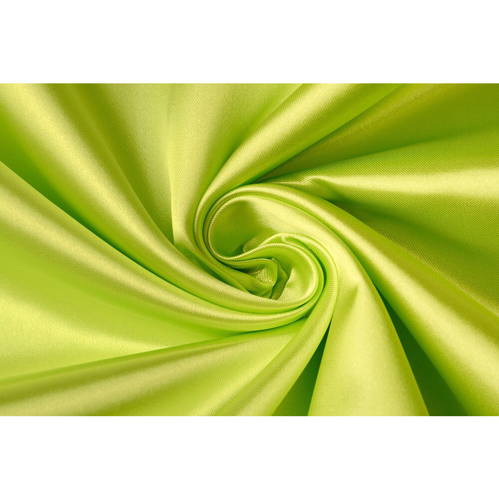 Grass\Lime Green Colorblock Silky Satin Fabric, Coordinate Juliet-471, 100 % Polyester, Clothing and Apparel, 60 inch Wide