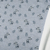 Sweatstoff Alpenfleece Tiger Jeans Melange