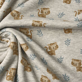 Jogging Alpenfleece Tijger Grijs Melange