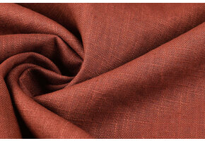 Washed Linen Dark Coral