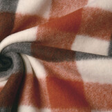 Gebreide Wollen Stof Buffalo Ruit Multi 2