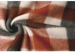 Knitted Woolen Fabric Buffalo Check Multi 2