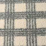 Curly Teddy Bouclé Manola Check Grey