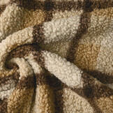 Curly Teddy Bouclé Manola Karo Mokka Braun