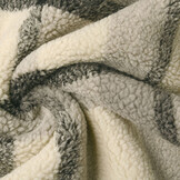 Sherpa Teddy Check Grey