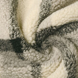 Sherpa Teddy Check Grey
