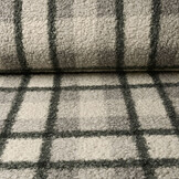 Curly Teddy Bouclé Manola Check Grey-Green