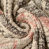 Katoenen Bouclé Jacquard