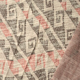 Katoenen Bouclé Jacquard