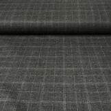Gabardine Check Dark Grey