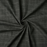 Gabardine Check Dark Grey