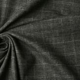 Gabardine Check Dark Grey