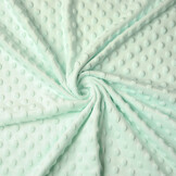 Minky Fleece Licht Mint Groen