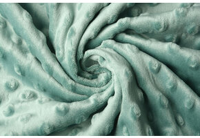 Minky Fleece Jade - Oud Groen