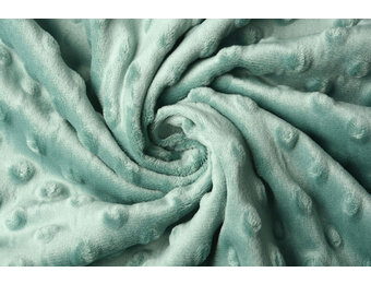 Minky Fleece Jade - Altgrün