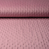 Minky Fleece Dark Old Pink